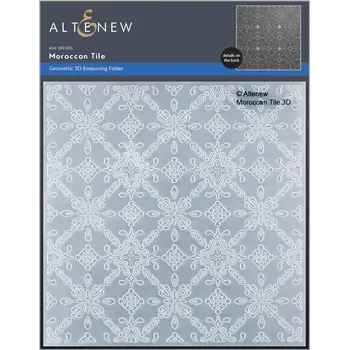 ALTENEW ALTENEW MOROCCAN TILE 3D EMBOSSING FOLDER