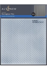 ALTENEW ALTENEW HERRINGBONE TILES 3D EMBOSSING FOLDER
