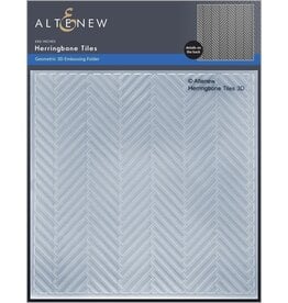 ALTENEW ALTENEW HERRINGBONE TILES 3D EMBOSSING FOLDER