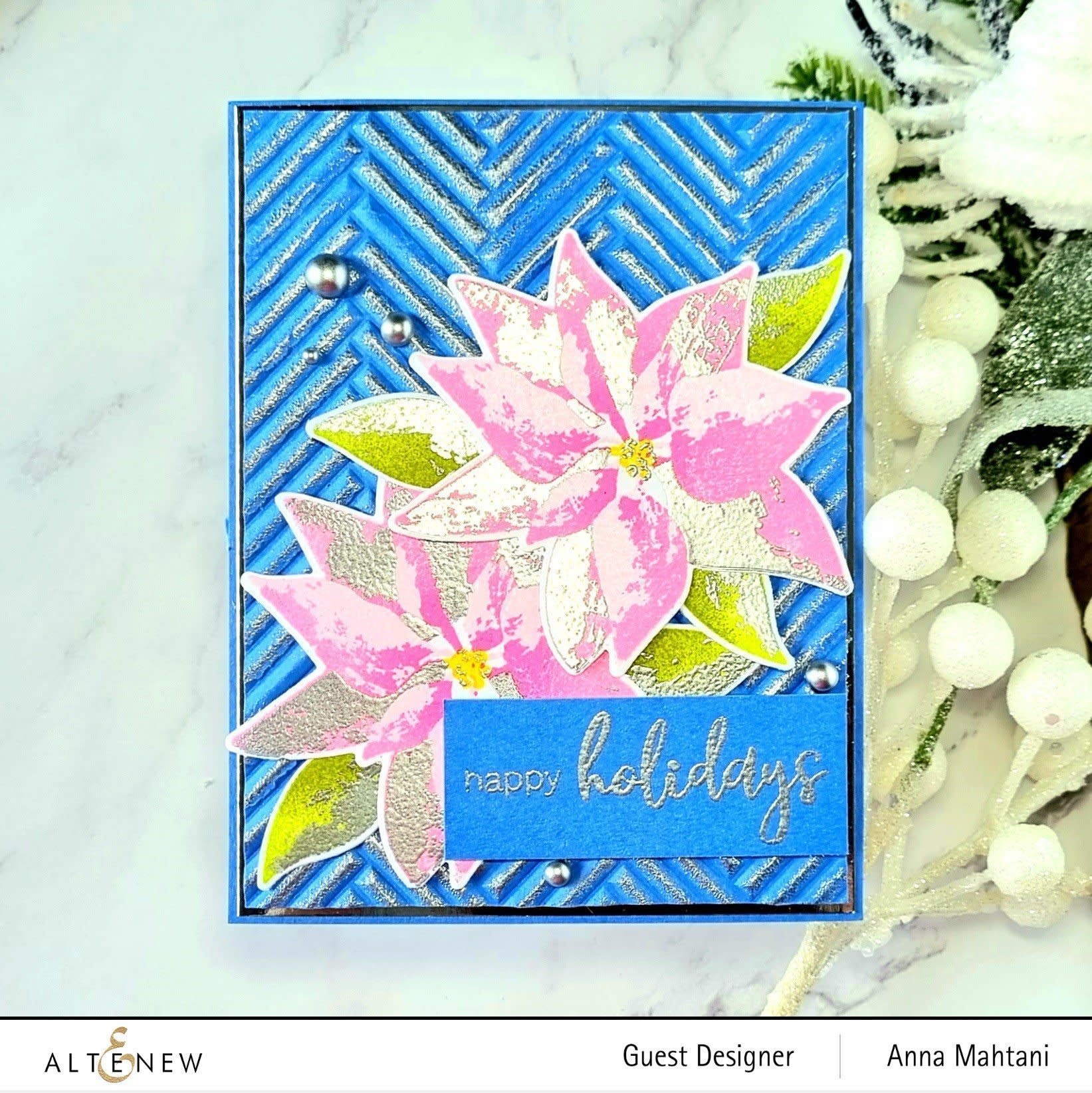 ALTENEW ALTENEW HERRINGBONE TILES 3D EMBOSSING FOLDER