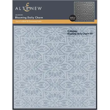 ALTENEW ALTENEW BLOOMING DOILY CHARM 3D EMBOSSING FOLDER