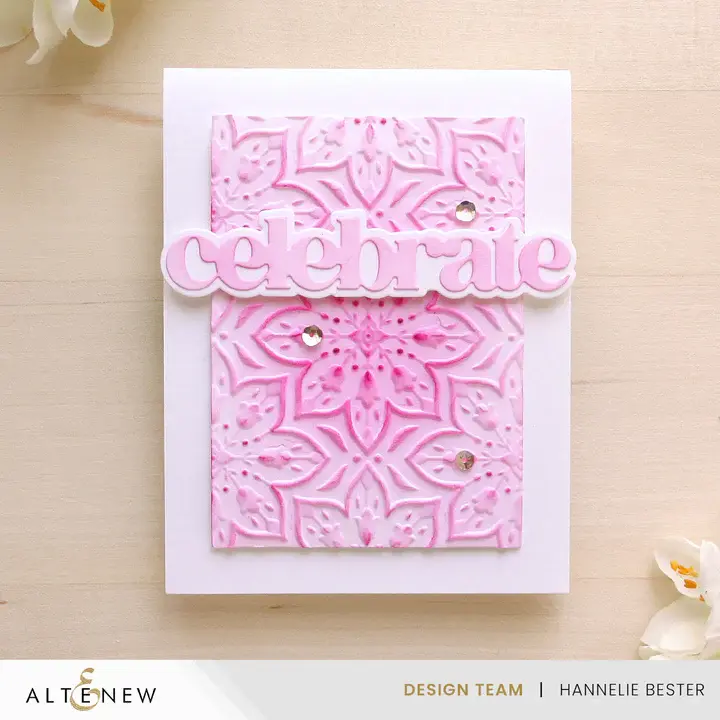 ALTENEW ALTENEW BLOOMING DOILY CHARM 3D EMBOSSING FOLDER