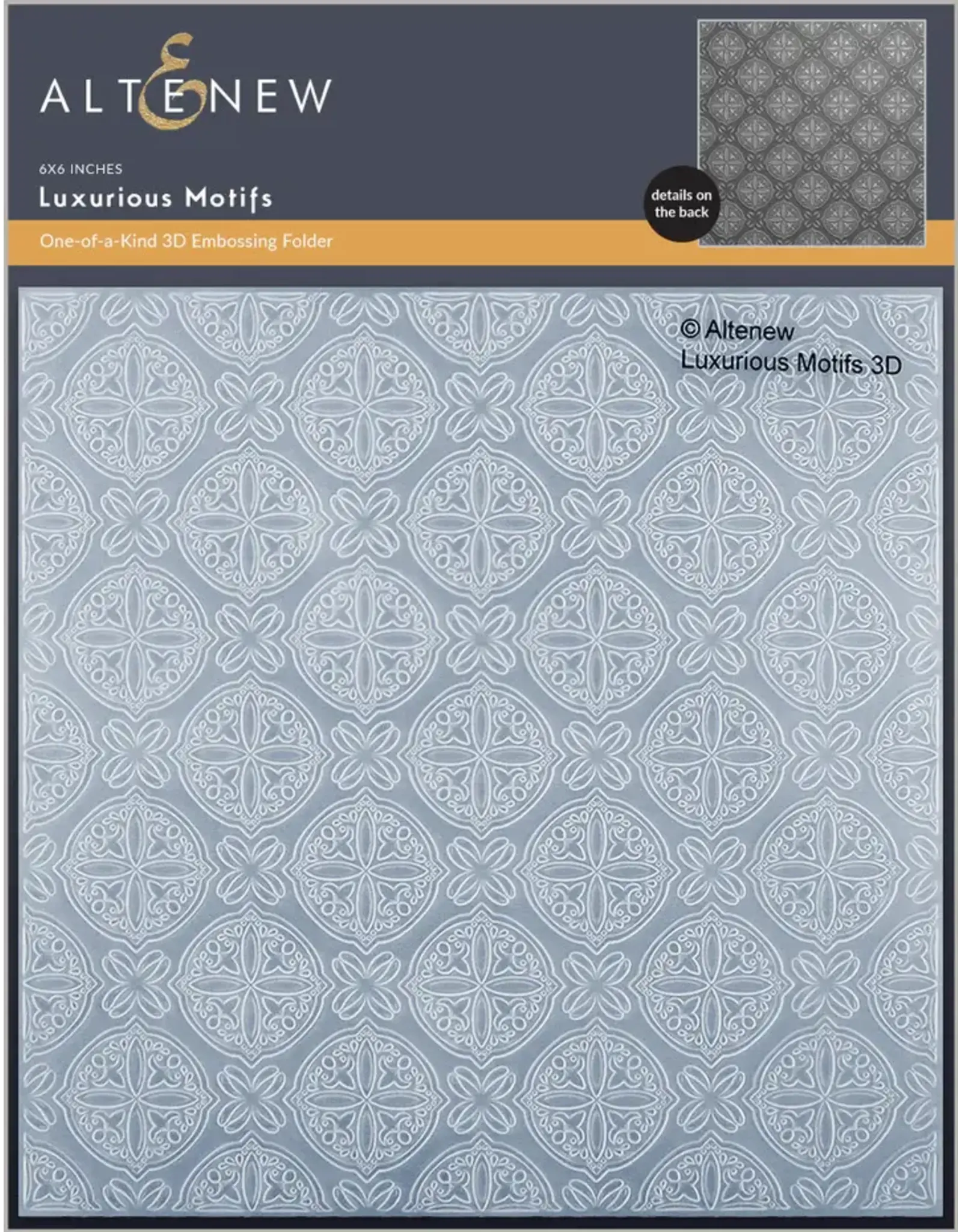 ALTENEW ALTENEW LUXURIOUS MOTIFS 3D EMBOSSING FOLDER