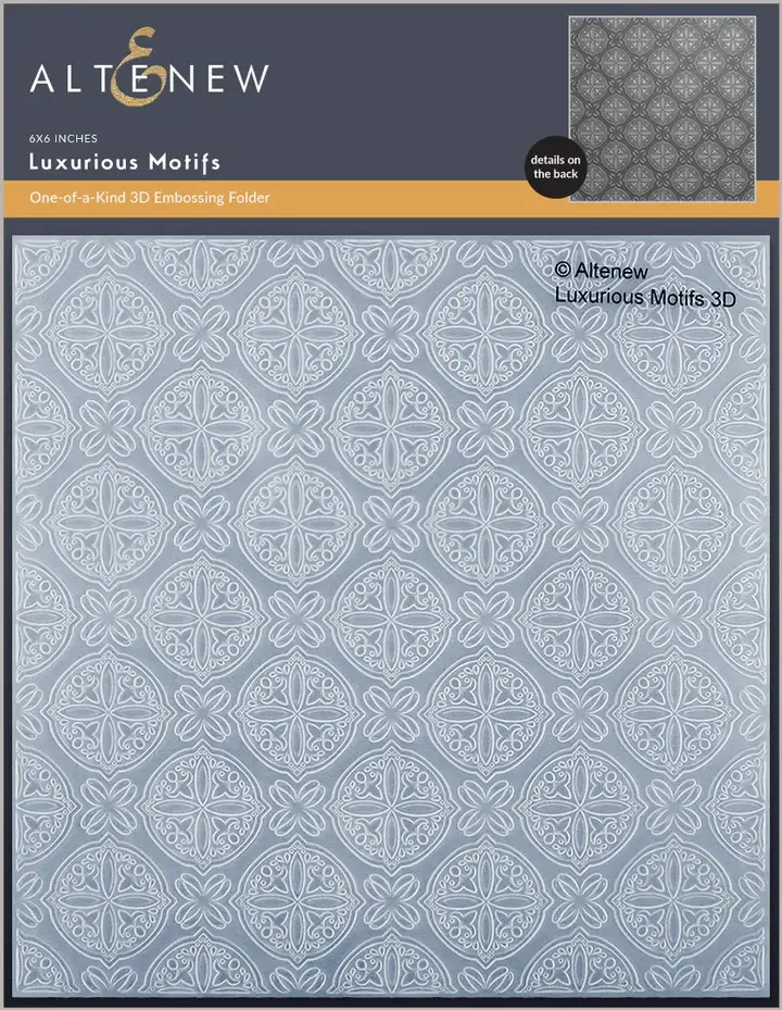 ALTENEW ALTENEW LUXURIOUS MOTIFS 3D EMBOSSING FOLDER