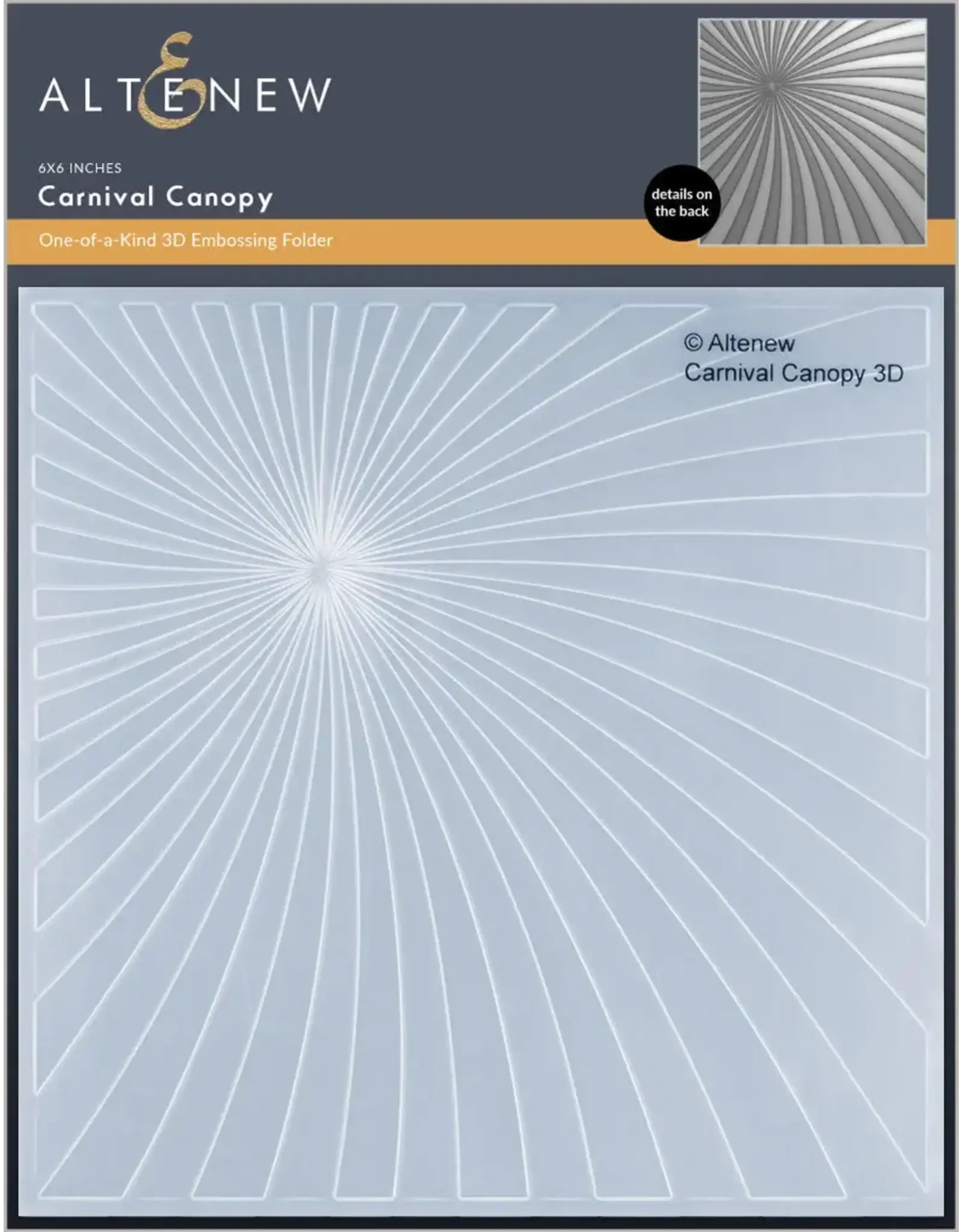 ALTENEW ALTENEW CARNIVAL CANOPY 3D EMBOSSING FOLDER