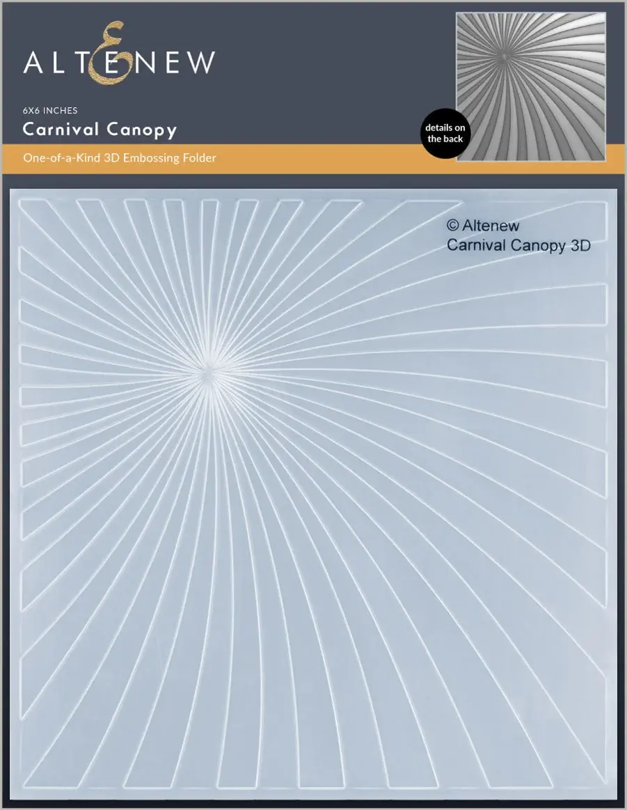 ALTENEW ALTENEW CARNIVAL CANOPY 3D EMBOSSING FOLDER