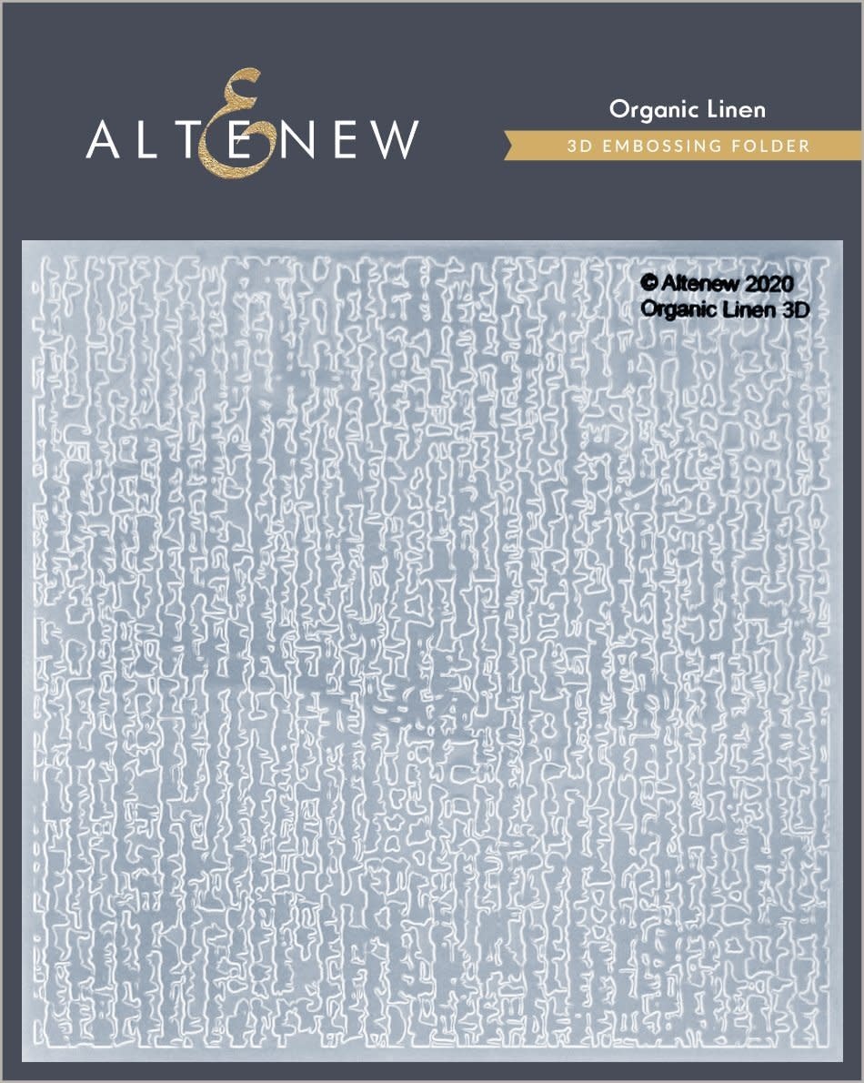 ALTENEW ALTENEW ORGANIC LINEN 3D EMBOSSING FOLDER