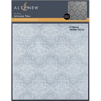ALTENEW ALTENEW INTRICATE TILES 3D EMBOSSING FOLDER
