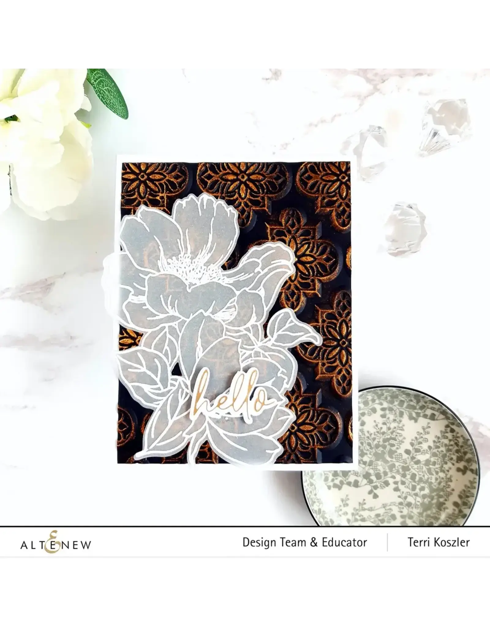 ALTENEW ALTENEW INTRICATE TILES 3D EMBOSSING FOLDER