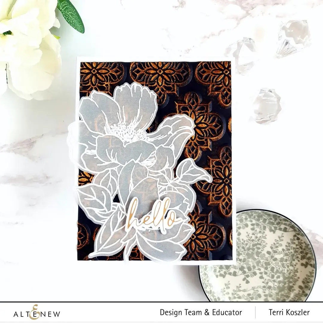 ALTENEW ALTENEW INTRICATE TILES 3D EMBOSSING FOLDER