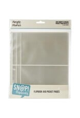 SIMPLE STORIES SIMPLE STORIES SN@P! FLIPBOOK POCKET PAGES REFILLS 4X6 POCKETS 10PK