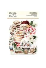 SIMPLE STORIES SIMPLE STORIES SIMPLE VINTAGE OLD-FASHIONED CHRISTMAS BITS & PIECES 92/PK