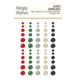 SIMPLE STORIES SIMPLE STORIES OLD-FASHIONED CHRISTMAS GLOSSY ENAMEL DOTS