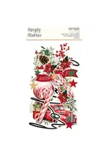 SIMPLE STORIES SIMPLE STORIES SIMPLE PAGES SIMPLE VINTAGE OLD-FASHIONED CHRISTMAS PAGE PIECES 26/PK
