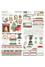 SIMPLE STORIES SIMPLE STORIES SIMPLE VINTAGE EVERGREEN MEMORIES 12x12 CARDSTOCK STICKERS BASICS
