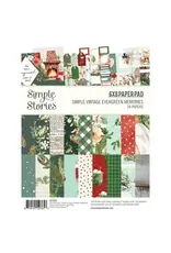 SIMPLE STORIES SIMPLE STORIES SIMPLE VINTAGE EVERGREEN MEMORIES 6x8 PAPER PAD 24 SHEETS