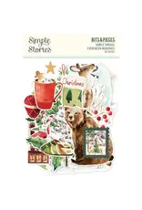 SIMPLE STORIES SIMPLE STORIES SIMPLE VINTAGE EVERGREEN MEMORIES BITS & PIECES 82/PK