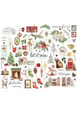 SIMPLE STORIES SIMPLE STORIES SIMPLE VINTAGE EVERGREEN MEMORIES BITS & PIECES 82/PK