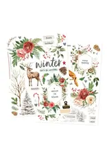 SIMPLE STORIES SIMPLE STORIES SIMPLE VINTAGE EVERGREEN MEMORIES 6x8 RUB-ONS 2/PK
