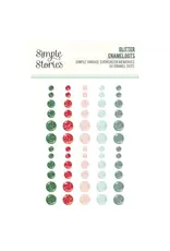 SIMPLE STORIES SIMPLE STORIES EVERGREEN MEMORIES GLITTER ENAMEL DOTS