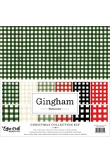 ECHO PARK PAPER ECHO PARK WATERCOLOR GINGHAM CHRISTMAS 12x12 COLLECTION KIT