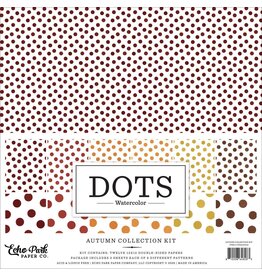 ECHO PARK PAPER ECHO PARK WATERCOLOR POLKA DOTS AUTUMN 12x12 COLLECTION KIT