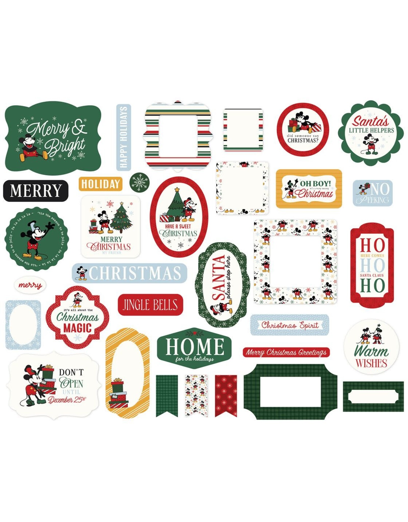 ECHO PARK PAPER ECHO PARK MOUSE AND ME CHRISTMAS EPHEMERA DIE-CUTS