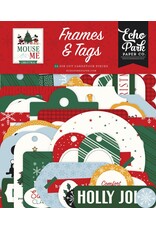 ECHO PARK PAPER ECHO PARK MOUSE AND ME CHRISTMAS FRAMES & TAGS EPHEMERA DIE-CUTS