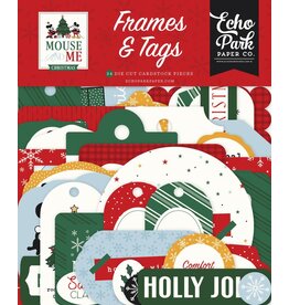 ECHO PARK PAPER ECHO PARK MOUSE AND ME CHRISTMAS FRAMES & TAGS EPHEMERA DIE-CUTS