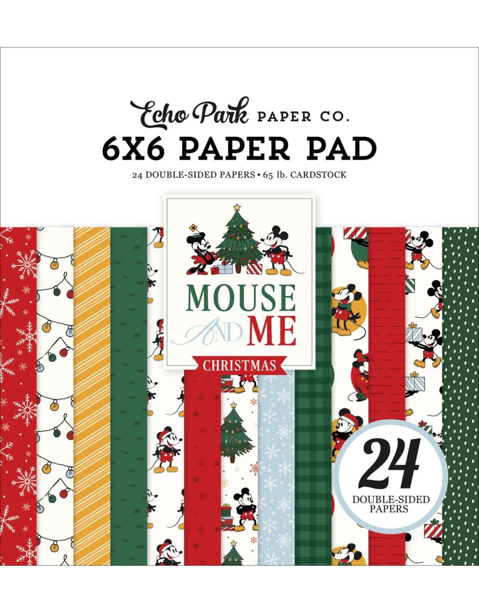 ECHO PARK PAPER ECHO PARK MOUSE AND ME CHRISTMAS 6x6 PAPER PAD 24 SHEETS
