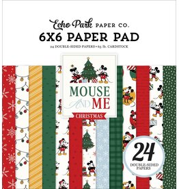 ECHO PARK PAPER ECHO PARK MOUSE AND ME CHRISTMAS 6x6 PAPER PAD 24 SHEETS