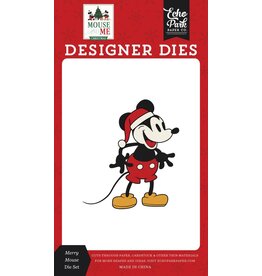 ECHO PARK PAPER ECHO PARK MOUSE AND ME CHRISTMAS MERRY MOUSE DIE SET
