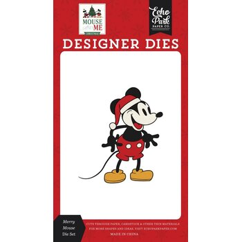 ECHO PARK PAPER ECHO PARK MOUSE AND ME CHRISTMAS MERRY MOUSE DIE SET