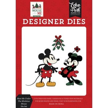 ECHO PARK PAPER ECHO PARK MOUSE AND ME CHRISTMAS MEET ME UNDER THE MISTLETOE MOUSE DIE SET