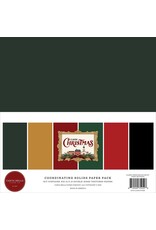 CARTA BELLA CARTA BELLA CLASSIC CHRISTMAS 12x12 SOLIDS COLLECTION KIT