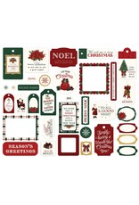 CARTA BELLA CARTA BELLA CLASSIC CHRISTMAS FRAMES & TAGS EPHEMERA DIE CUTS