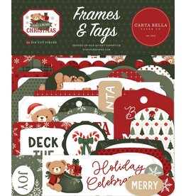 CARTA BELLA CARTA BELLA HAVE A BEARY CHRISTMAS FRAMES & TAGS EPHEMERA DIE CUTS