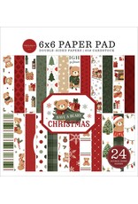 CARTA BELLA CARTA BELLA HAVE A BEARY CHRISTMAS 6x6 PAPER PAD 24 SHEETS