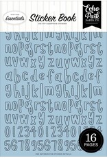 ECHO PARK PAPER ECHO PARK BLUE ALPHA STICKER BOOK