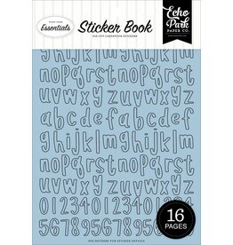 ECHO PARK PAPER ECHO PARK BLUE ALPHA STICKER BOOK