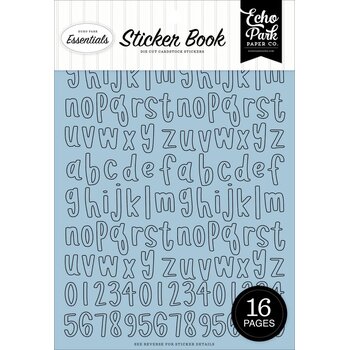 ECHO PARK PAPER ECHO PARK BLUE ALPHA STICKER BOOK