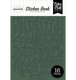 ECHO PARK PAPER ECHO PARK GREEN ALPHA STICKER BOOK