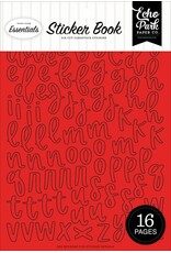 ECHO PARK PAPER ECHO PARK RED ALPHA STICKER BOOK
