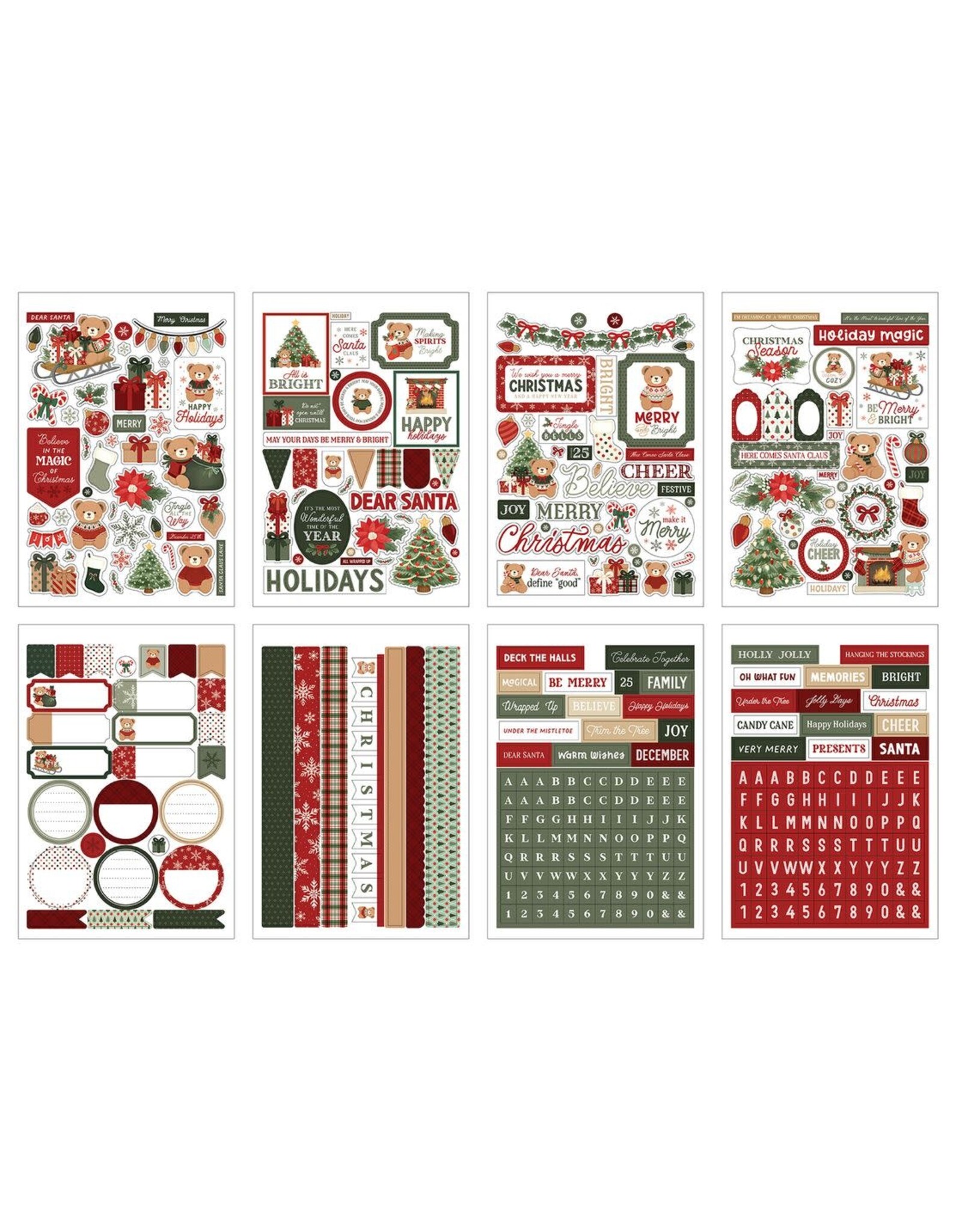 CARTA BELLA CARTA BELLA HAVE A BEARY CHRISTMAS STICKER BOOK