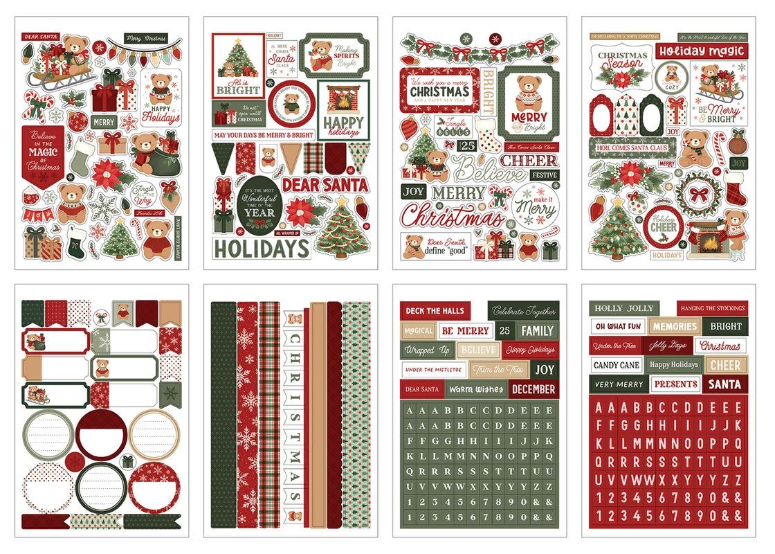 CARTA BELLA CARTA BELLA HAVE A BEARY CHRISTMAS STICKER BOOK