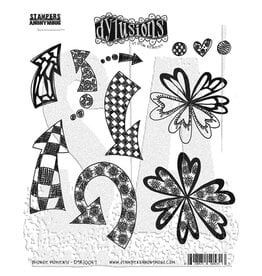 RANGER DYAN REAVELEY DYLUSIONS BLONDE MOMENTS CLING STAMP SET