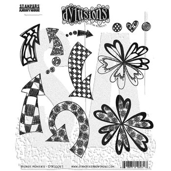 RANGER DYAN REAVELEY DYLUSIONS BLONDE MOMENTS CLING STAMP SET