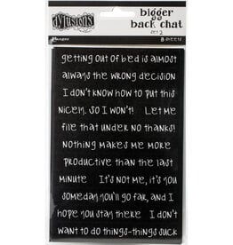 RANGER DYLUSIONS BIGGER BACK CHAT STICKERS BLACK SET #2