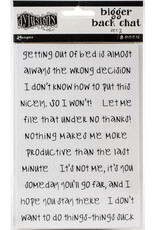 RANGER DYLUSIONS BIGGER BACK CHAT STICKERS WHITE SET #2