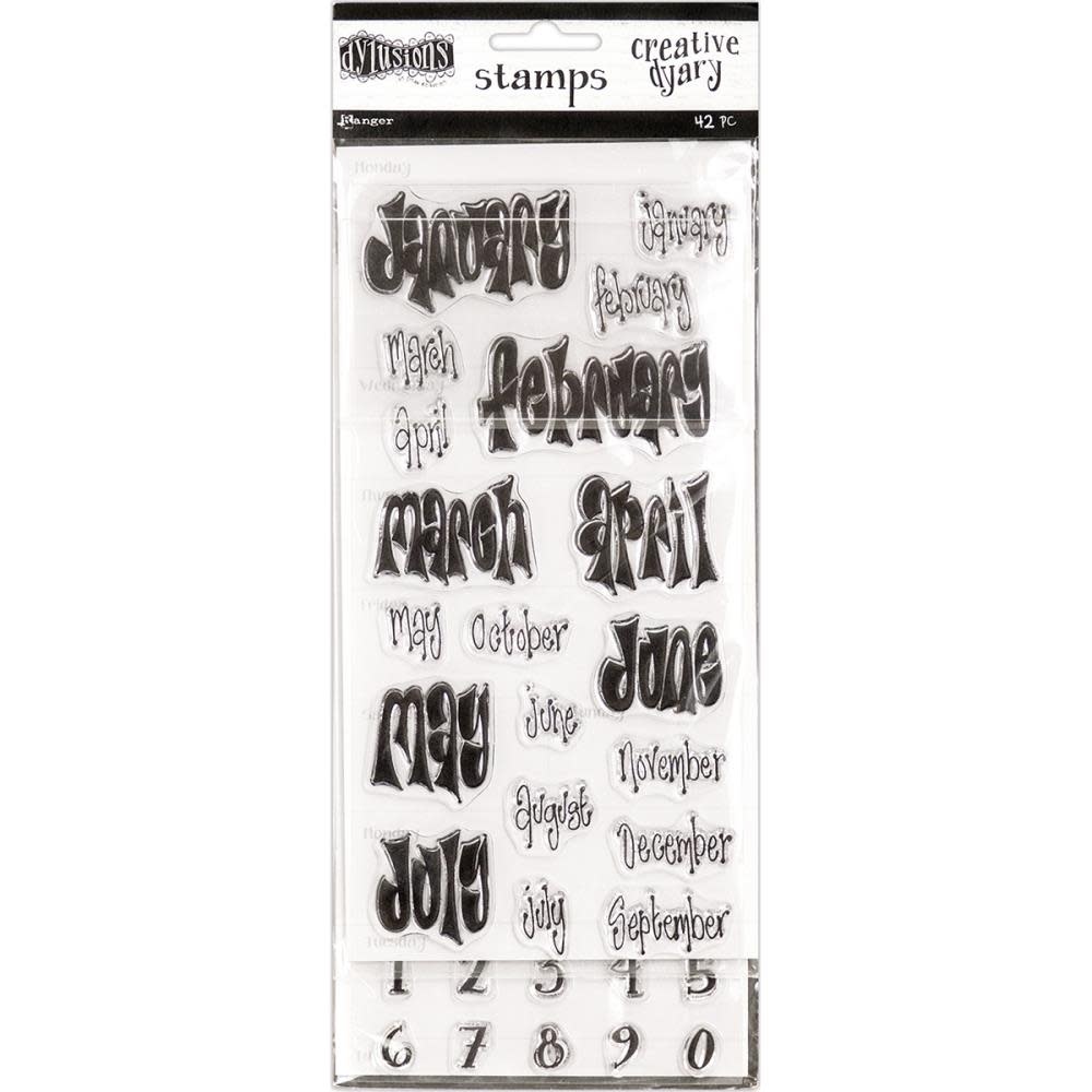 RANGER DYLUSIONS CREATIVE DYARY STAMP SET